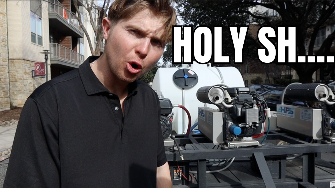 Один день в моей компании по мойке под высоким давлением | 2 крупных заказа