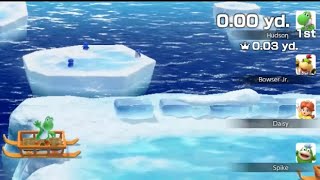 Sled to the Edge [0.00 MAX Tied World Record] Super Mario party jamboree