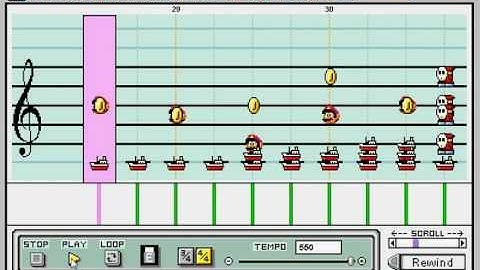 Chrono Trigger - A Premonition, Mario Paint Composer