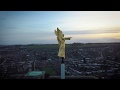 Guildford cathedral drone flight in 4k