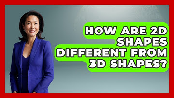 How Are 2D Shapes Different From 3D Shapes? | All About Geometry News