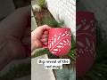 I have a finished red mug to share! I’m showing how I attach handles. #ceramic #pottery #slipcast