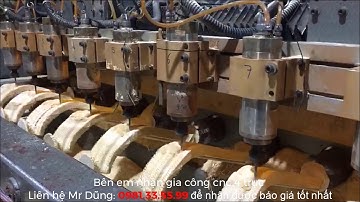 Nhận chạm cnc chân cong giá rẻ tại Sài Gòn | Gia công cnc gỗ