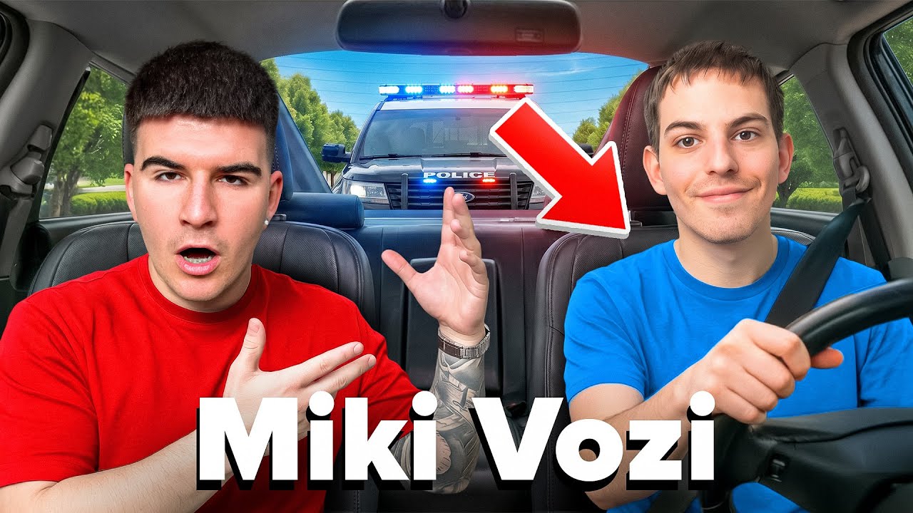 UČIM MIHAJLA MADICA DA VOZI AUTO