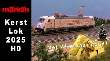 Marklin 36025 | Kerst Locomotief 2025 met 24 karaat goud