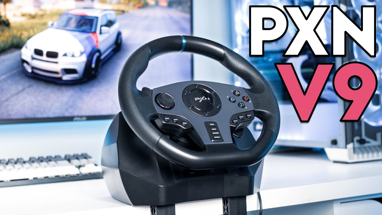  PXN Gaming Steering Wheel Shifter V9 Racing Wheel : Video Games