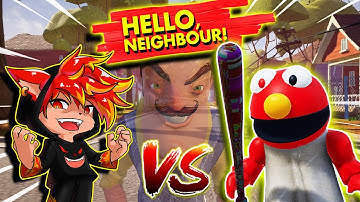 CHIPMUNK vs ROBLOX PUPPET MO | Hello Neighbor Mod
