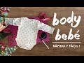 DIY BODY BEBÉ EN PUNTO// tutorial Hacé un body para bebé recien nacido a 18 meses patron gratis