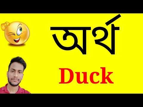 ভিডিও: হাঁসের সংজ্ঞা কি?