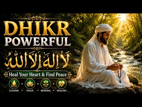 💫 LAA ILAHA ILLALLAH 🙏 Powerful Dhikr for Anxiety Relief | Healing Through the Remembrance of Allah