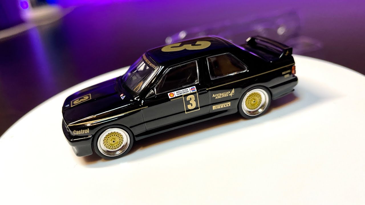 ミニカー MINI GT  M3 #3 1987 ATCC Championship MINI GT 1/64 BMW M3 ATCC チャンピオンシップ 1987 優勝車 #3 JPS