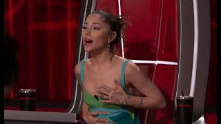 Ariana Grande Gives Libianca Feedback on The Live Shows // The Voice 2021 *Episode 15*