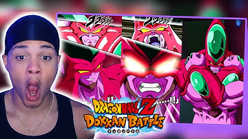 LR Giant Hatchiyack SUPER ATTACKS Dokkan Battle REACTION!!