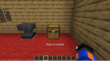 How to lock a chest in Minecraft 1.16.3 (1 Command!)