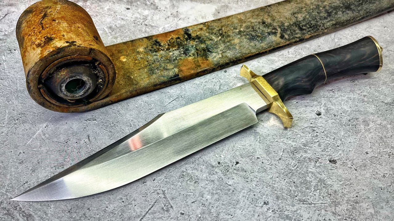 Making A Bowie Knife From A Truck Leaf Spring