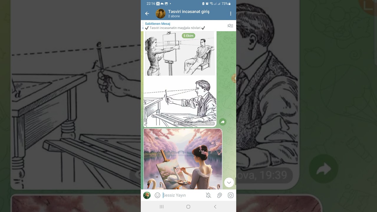 Təsviri incəsənətin məşğələ növləri 