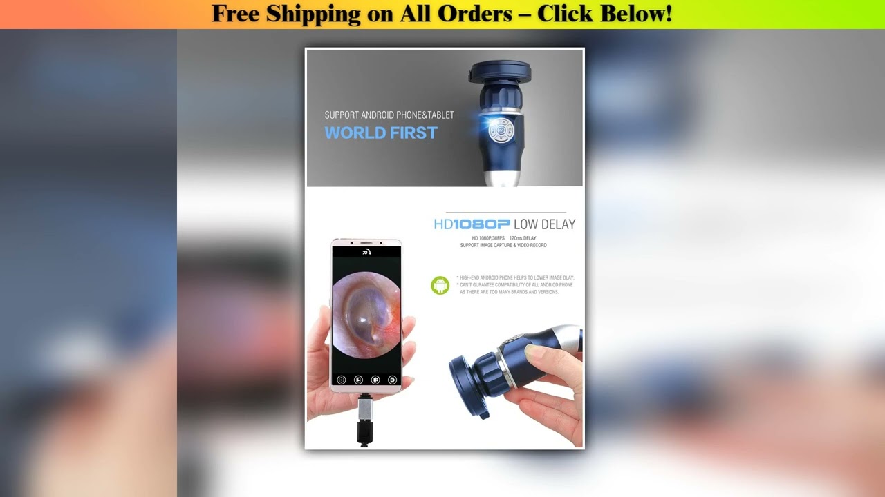 Portable 1080P Endoscope Camera, HDMI/USB Dual Mode for ENT/Arthroscopy/Veterinary Surgery,