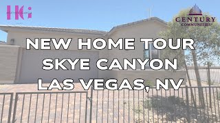 Single Story Home in Skye Canyon Las Vegas New Build Home Tour New Construction Las Vegas, NV