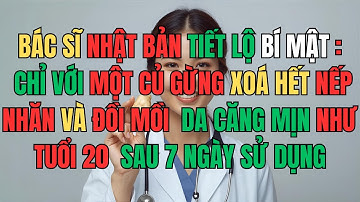 Sự thật về việc dùng GỪNG trị nếp nhăn, đồi mồi: Là 