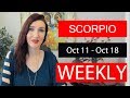 Scorpio Weekly Love Wow!!! The one that you have been waiting on is here!!! Oct 11 18