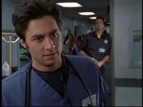 Scrubs - The Janitor stalks J.D.