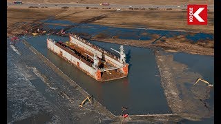 KOOLE  Contractors - Salvage of 6,000 ton drydock