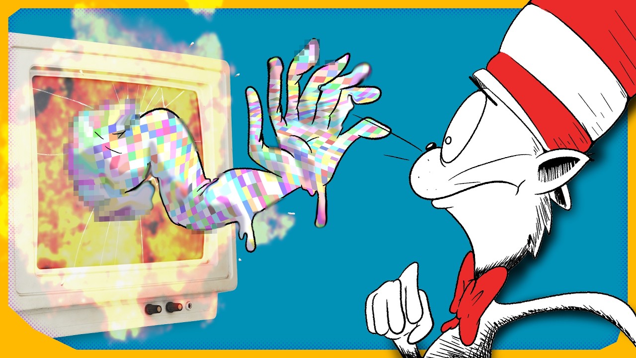 The Cartoon that Breaks AI