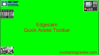 Edgecam How to Customise commands