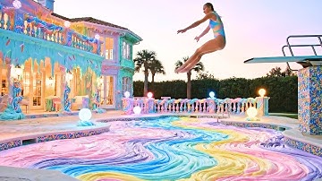 Which Pool Will You Swim In? | 30 Minutes of ASMR AI Visuals & Sounds to Relax & Sleep + Tutorial 🛌 