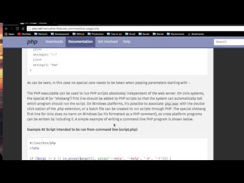 ways of executing php code in cli