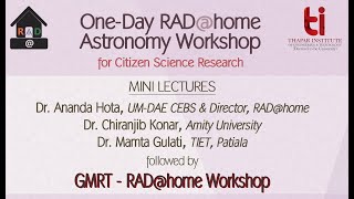 GMRT-Rad@home workshop | Thapar Amateur Astronomers Society