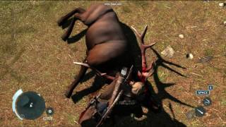 Assassin's Creed 3-AMD Radeon HD 6320 Short Gameplay-Hunt