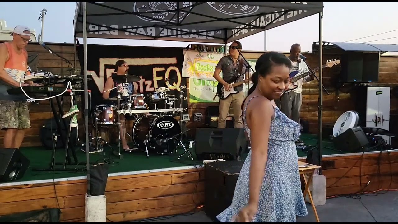 A Message to you Rudy.  RootzEQ. Seaside Raw Bar VAB Sept 2022