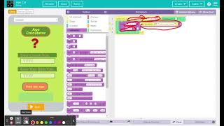 How to make a Age Calculator I Caden Can Code