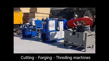 Steel Reinforcement Bars Threading machines and procedure, with example