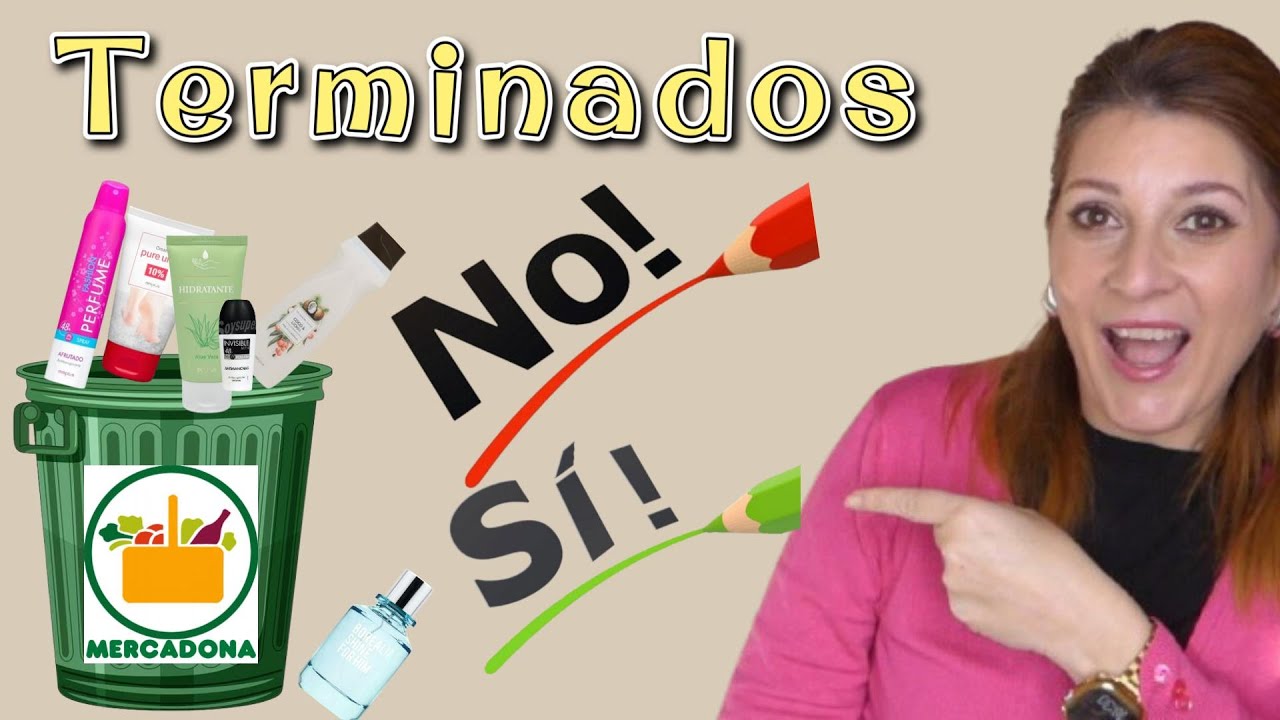 🗑️ Productos Terminados 90% MERCADONA aseo personal 🧴