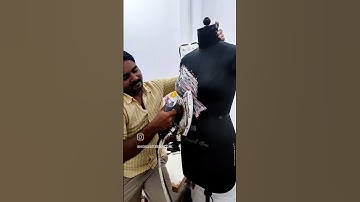 Fabric manipulation pleating draped gown #shorts #hc #highcoutures