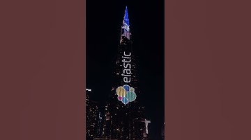 Elastic at the Burj Khalifa | LED show