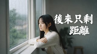 後來只剩距離 -『 我還站在 原來的位置而你已經 不在這裡 』｜2026中文情歌｜ #失戀 #情歌 #動態歌詞