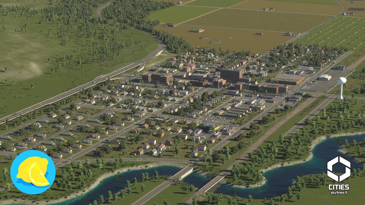 Small Town Farmland In Cities Skylines II - Colorado - YouTube
