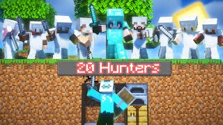 20 Hunters JAAGDEN Op Mij In MINECRAFT!