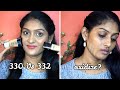Maybelline Fitme 330 Toffee V/s 332 Warm Caramel || Divya Kataria