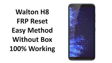 Walton Primo H8 FRP Bypass | Google Account Unlock |  Android 8.1 | Easy Method
