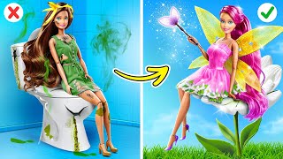 From Barbie Doll to Fairy Doll Makeover! DIY Miniature Ideas for Barbie by La La Life 112,368 views 1 month ago 58 minutes
