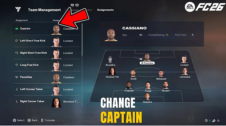 FC 26 How to Change Captain