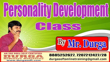 Personality Development Class by Mr. DURGA Sir