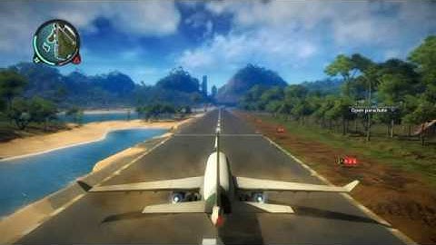 Just Cause 2 Plane crash