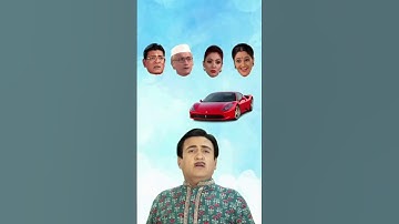 Tmkoc jethalal 😲 Memory Test Challenge 🤯 || 99% फेल || Car 🚗 किसके पास हैं #shortvideo #tmkoc #gk