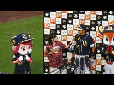 2017.06.24/神戸/オリックスvs千葉ロッテ/10回戦/ヒーローインタビュー(小島脩平)