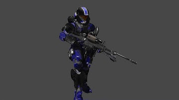 Halo Spartan Animation Test - Blender 2.8 - Test Animation